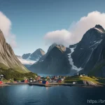 노르웨이 로포텐 제도 - Here are three detailed image generation prompts in English, inspired by the provided text about the...