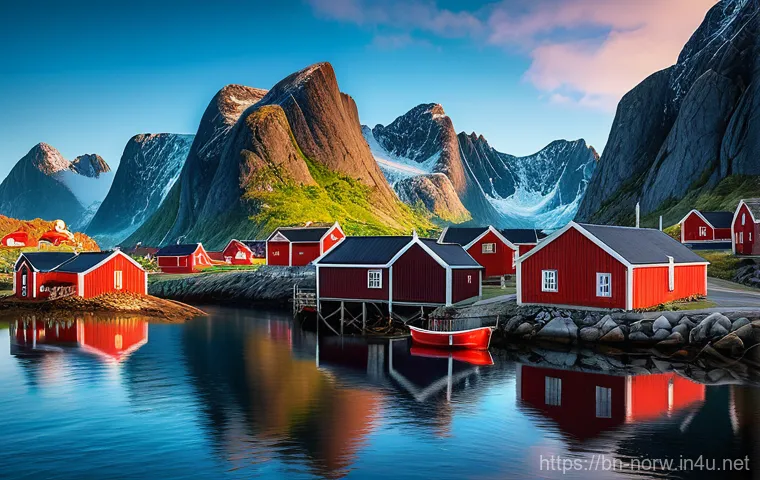 노르웨이 로포텐 제도 - Here are three detailed image generation prompts in English, inspired by the provided text about the...